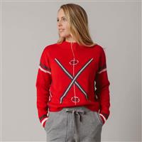 Krimson Klover Traverse Pullover Sweater - Women's - Racing Red