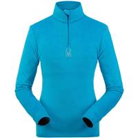 Spyder Shimmer Bug Zip T-Neck - Women's - Lagoon