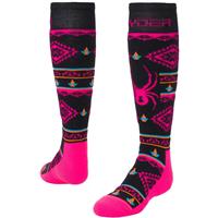 Spyder Peak Socks - Girl's - Sweater Weather Print Black