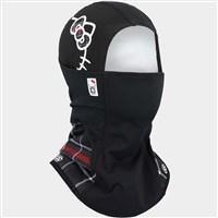 686 Alpha Hinged Balaclava - Unisex - Hello Kitty Black Plaid