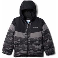 Columbia Lightning Lift II Jacket - Boy's - Black Scrapscape Tonal / Black / City Grey
