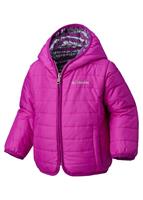 Columbia Columbia Double Trouble Jacket - Youth - Bright Plum Stripe