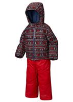 Columbia Frosty Slope Set - Youth - Red Zigzag