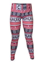 Hot Chillys MTF Sublimated Print Tight - Women's - Holiday Fever