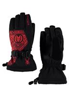 Spyder Marvel Overweb Ski Glove - Boy's - Black / Ironman