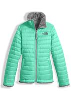 The North Face Reversible Mossbud Swirl Jacket - Girl's - Bermuda Green