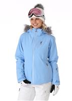 Spyder Geneva Faux Fur Jacket - Women's - Blue Ice / Blue Ice