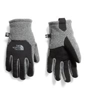 The North Face Denali Etip Glove - Youth - TNF Medium Grey Heather / TNF Black