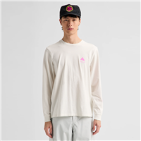 Burton Elite Long Sleeve T-Shirt - Unisex - Stout White / Shockwave Pink