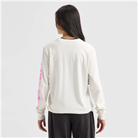Burton Elite Long Sleeve T-Shirt - Unisex - Stout White / Shockwave Pink