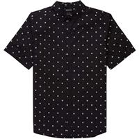 Burton Shabooya Camp Short Sleeve Shirt - Men's - True Black Logo Dot