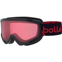 Bolle Freeze Goggle - Shiny Black & Red Frame w/ Vermillon Lens (21491)