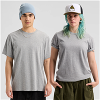 Burton Classic Short Sleeve T-Shirt - Unisex - Gray Heather