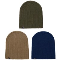 Burton Recycled DND Beanie - 3 Pack - Nightfall / Summit Taupe / Forest Moss