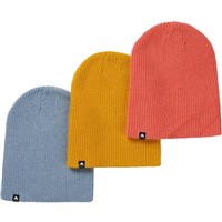 Burton Recycled DND Beanie - 3 Pack - Goldenrod / Dusty Blue / Peach Echo