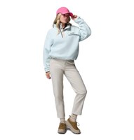 Columbia Helvetia II Cropped Half Snap Fleece - Women's - Tea Light / Dark Stone