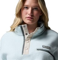 Columbia Helvetia II Cropped Half Snap Fleece - Women's - Tea Light / Dark Stone