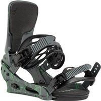 Burton Cartel Re:Flex Snowboard Bindings - Gray / Green Voltage