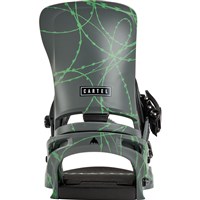 Burton Cartel Re:Flex Snowboard Bindings - Gray / Green Voltage