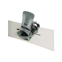 Burton Cartel Re:Flex Snowboard Bindings - Gray / Green Voltage