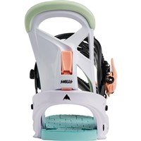 Burton Smalls Re:Flex Snowboard Bindings - Youth - White / Multi