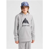 Burton Oak Pullover Hoodie - Kid's - Gray Cloud Heather