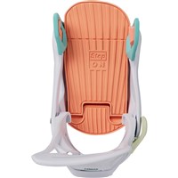 Burton Step On Smalls Snowboard Bindings - Youth - White / Multi