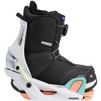 Burton Step On Smalls Snowboard Bindings - Youth - White / Multi