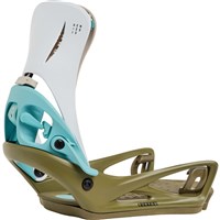 Burton Genesis Step On Re:Flex Snowboard Bindings - Men's - White / Dried Moss