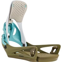 Burton Genesis Step On Re:Flex Snowboard Bindings - Men's - White / Dried Moss