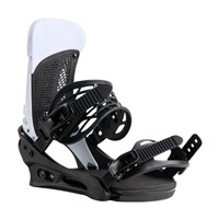 Burton Malavita Snowboard Bindings - Men's - Black / White