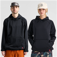 Burton Crown Weatherproof Riding Pullover Hoodie - Unisex - True Black