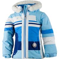 Obermeyer Snowdrop Jacket with Fur - Girl's - Bleu Sky