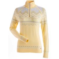 Nils Taos Sweater - Women's - Light Yellow / White / Silver