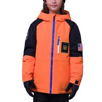 686 Exploration Insulated Jacket - Boy's - Nasa Orange Black