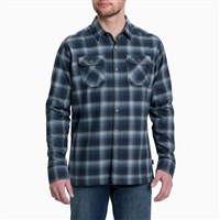 Kuhl Dillingr Flannel LS Shirt - Men's - Blue Creek