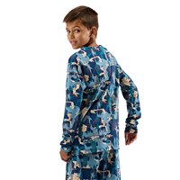 Blackstrap Big Kid's Evolver Base Layer Crewneck - Youth - Badlands Deschutes