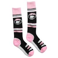 Northern Ridge Kicker Sock - Girl's - Black / Pink