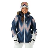 Roxy Jet Ski Premium Jacket - Women's - Medieval Blue Chevron (BTE2)