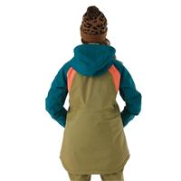 Burton Prowess Jacket - Women's - Shaded Spruce / Martini Olive / Persimmon