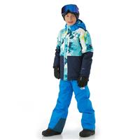 The North Face Freedom Extreme Insulated Jacket - Boy's - Transantarctic Blue Synapse Print