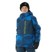 Quiksilver Side Hit Jacket - Boy's - Insignia Blue Particul (BSN7)