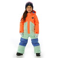 Burton One Piece Toddler Snow Suit - Tetra Orange / Jewel Green