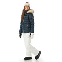 Sunice Fiona Quilted Jacket with Real Fur - Women’s - Midnight