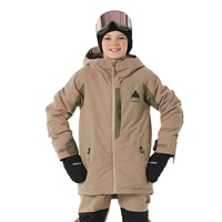 Burton Hillslope 2L Jacket - Kids - Summit Taupe / Forest Moss