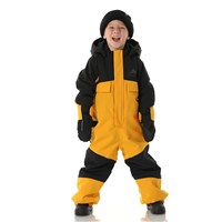 Burton 2L One Piece Snow Suit - Toddler - True Black / Goldenrod