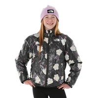 The North Face Reversible Shasta Full Zip Jacket - Girl's - TNF Black Winter Flowers Print / Foil