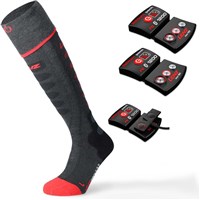 Lenz Heated Sock 5.1 Toe Cap + Lenz Lithium Pack RCB 1200 - Sock plus Battery Pack Bundle