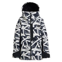 Burton Hillslope Jacket - Youth - City Streets / True Black