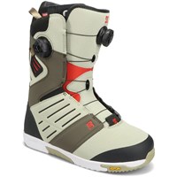 DC Judge Double Boa Snowboard Boots - Men's - Taupe / Grey / Org